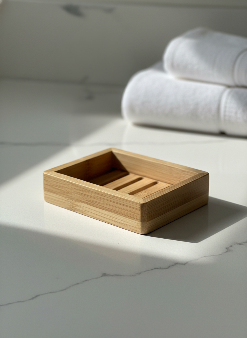 Bamboo Soap Dish | Extend the Life of Your Bar Soaps