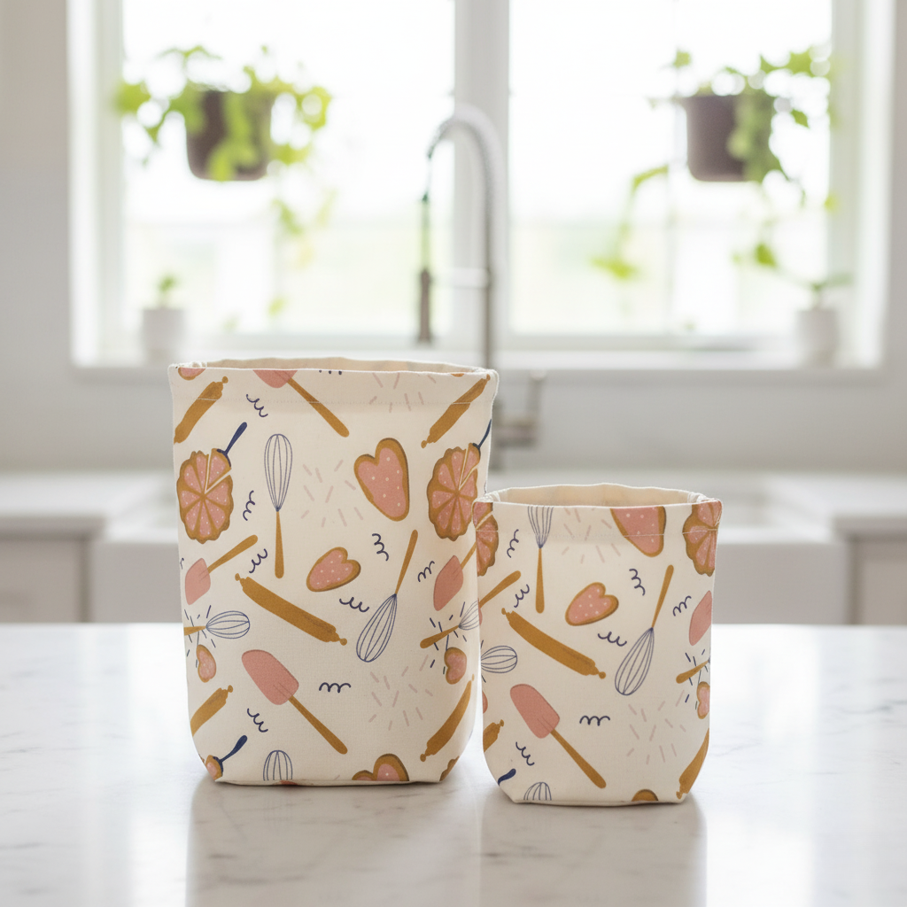 Beeswax Food Bags (2-Pack) | Sustainable Storage Made Simple