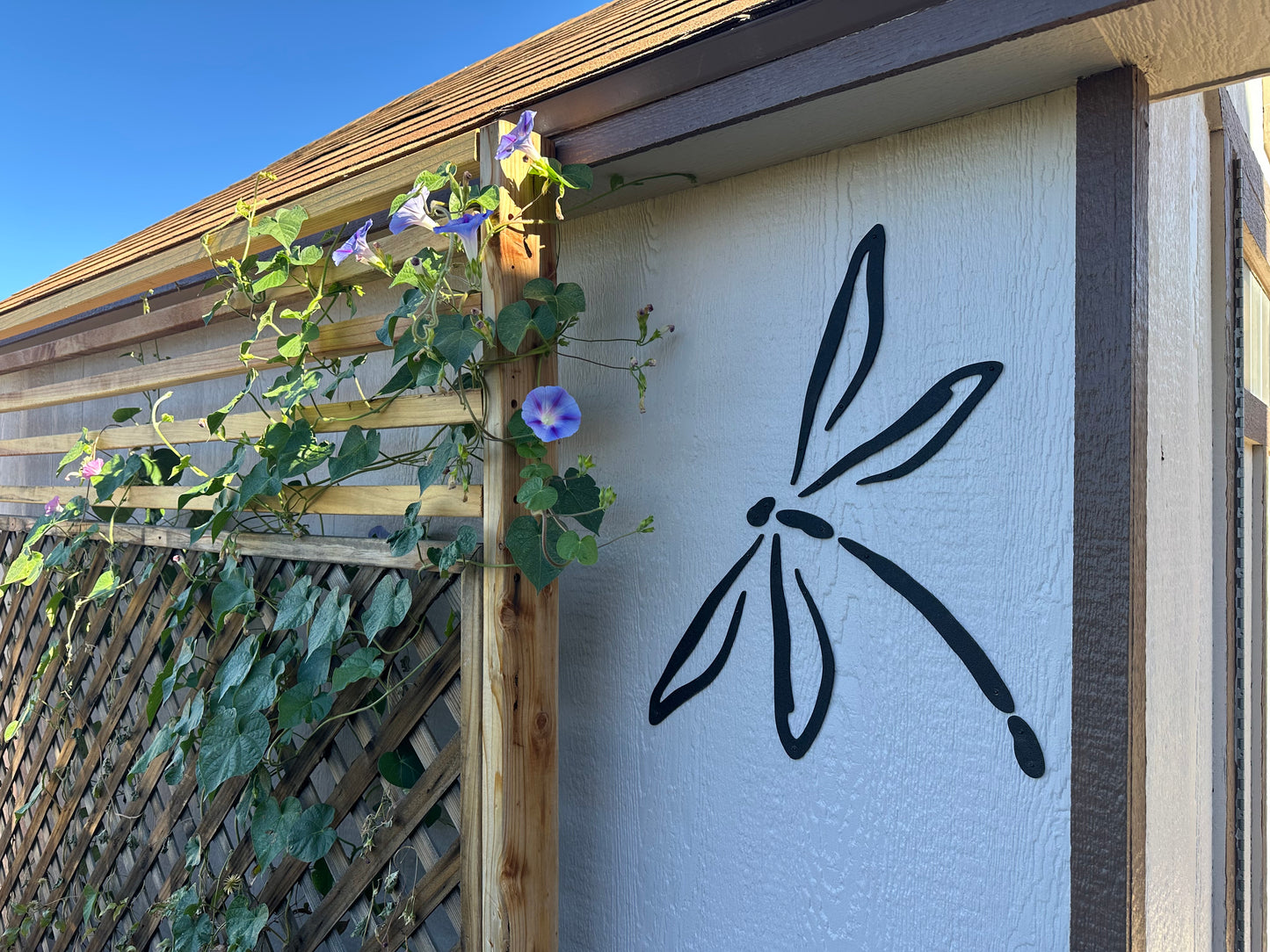 Dragonfly - Fence Art (22" x 13")