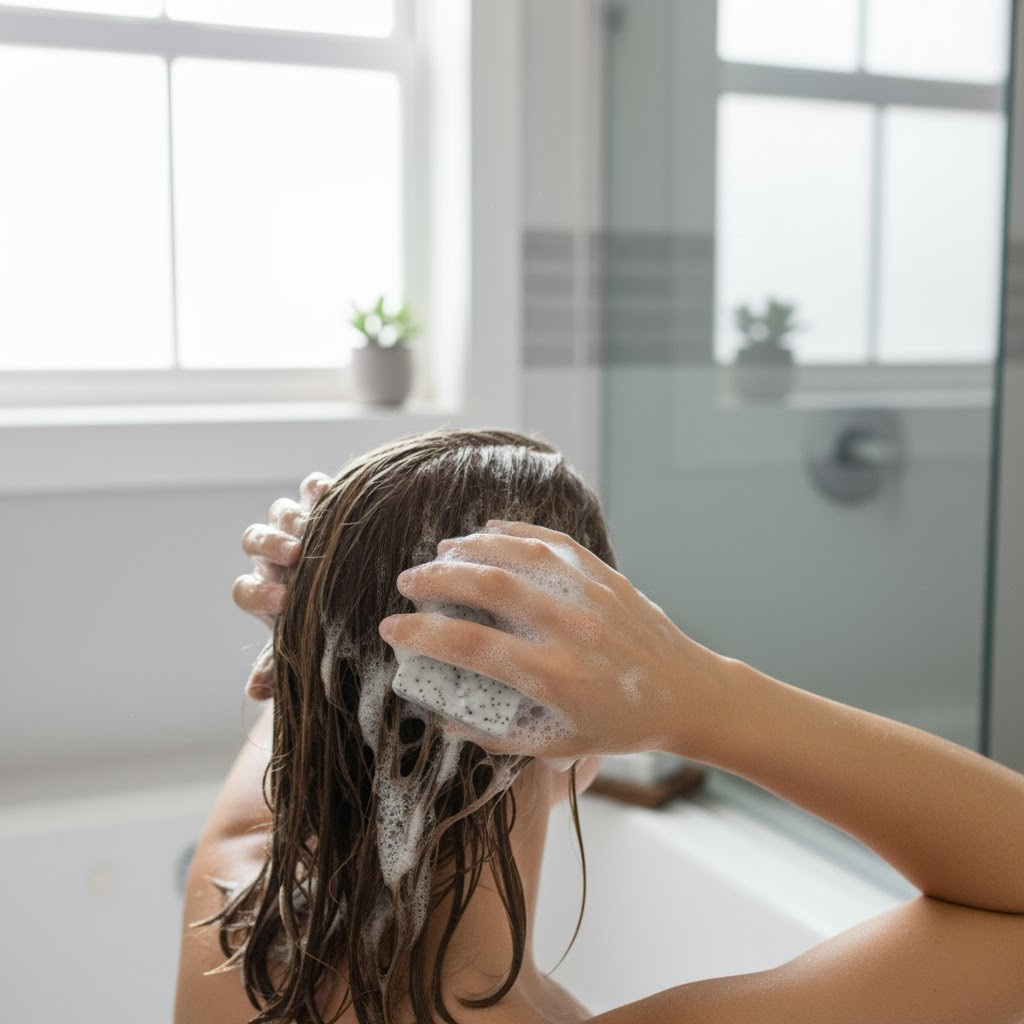 Rosemary & Poppy Seed Shampoo Bar | Stimulate & Cleanse