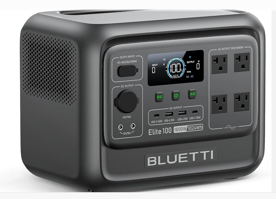 BLUETTI Premium 30 V2 Portable Power Station 320Wh LiFePO4 600W Pure Sine Wave UPS