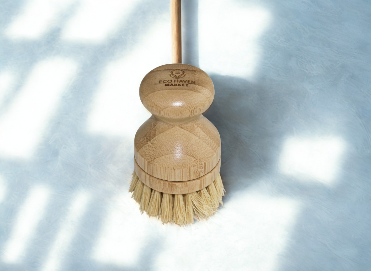 Bamboo Dish Brush with Sisal Bristles | Zero-Waste Cleaning