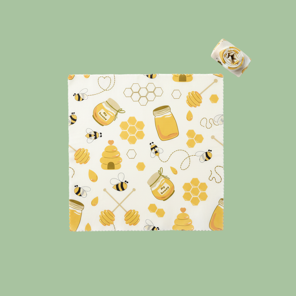 Reusable Beeswax Food Wraps (3-Pack) | Plastic-Free & Zero-Waste