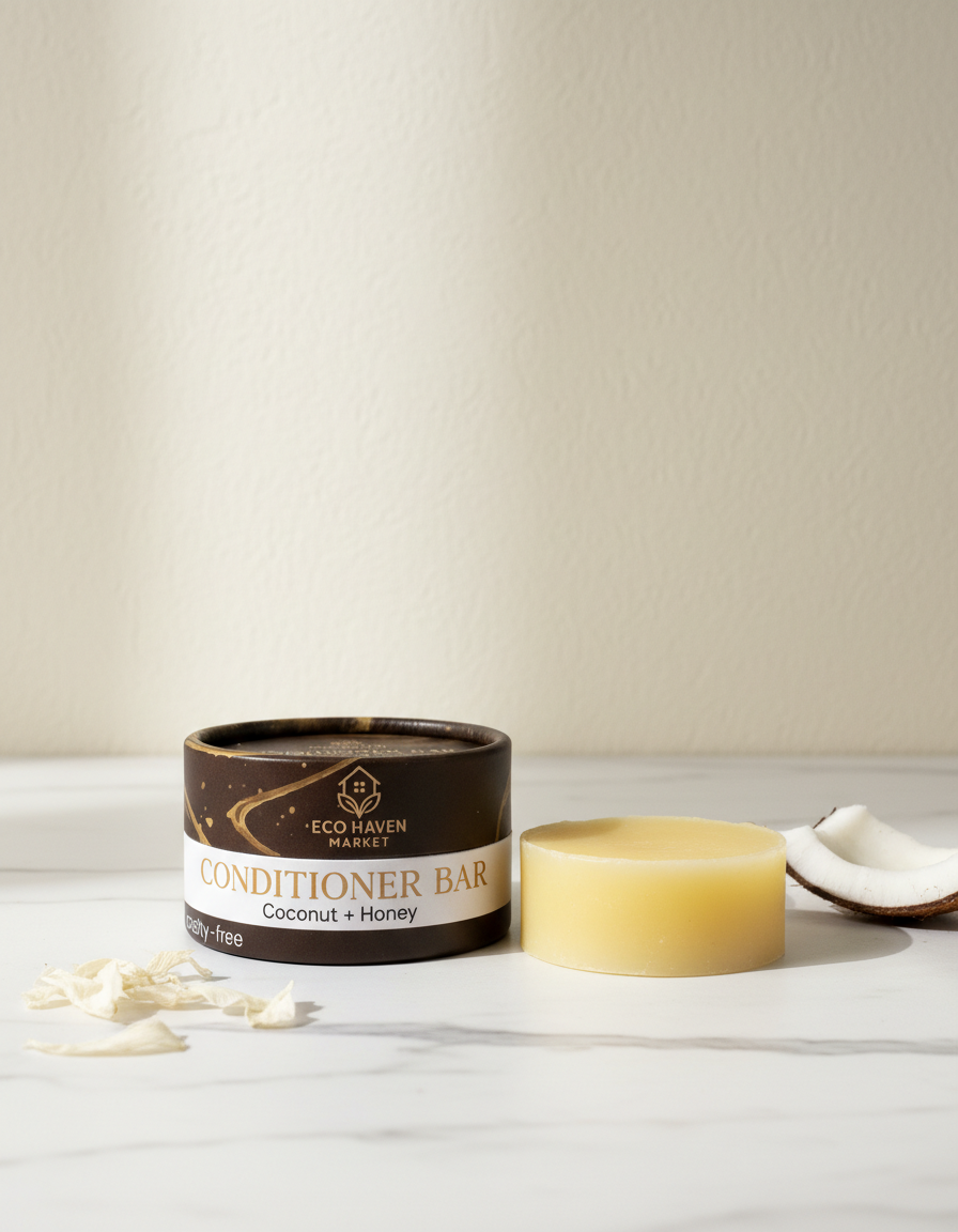 Coconut + Honey Conditioner Bar | Deep Hydration