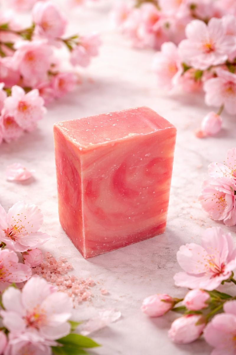 Japanese Cherry Blossom Soap Bar | Gentle Floral Cleanse