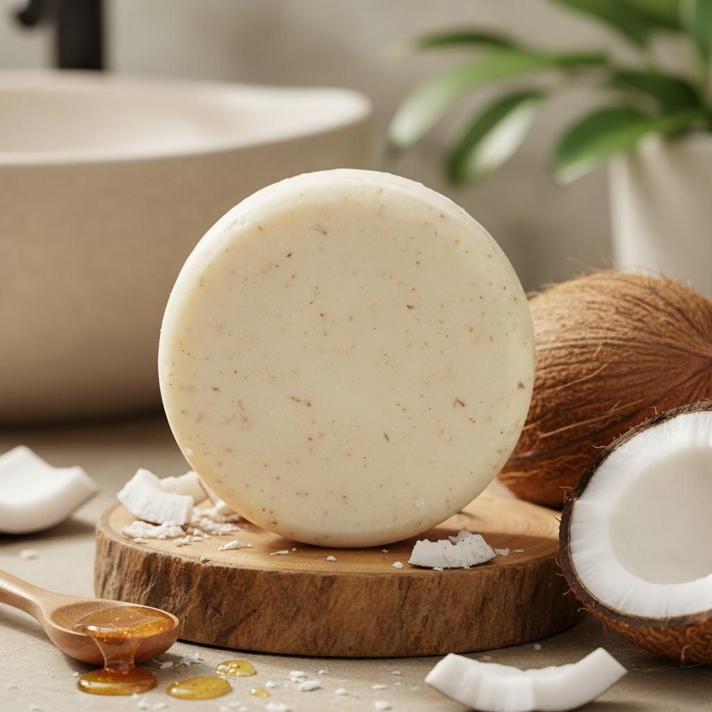 Coconut + Honey Shampoo Bar | Moisturize & Restore