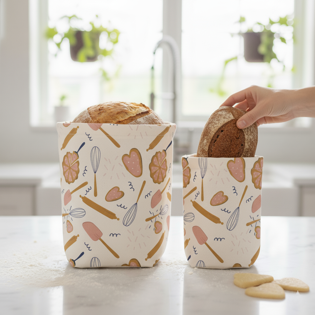 Beeswax Food Bags (2-Pack) | Sustainable Storage Made Simple
