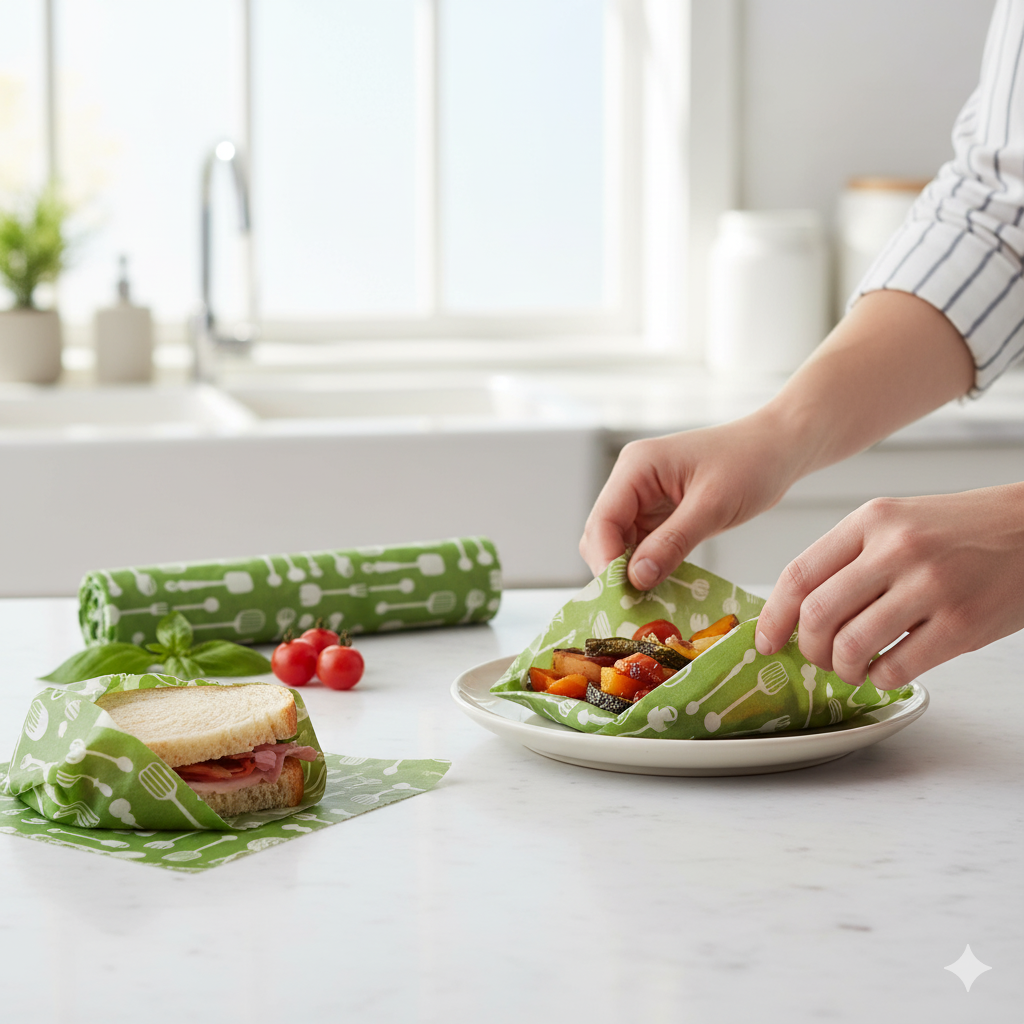 Beeswax Food Roll – Plastic-Free & Customizable | Cut Your Own Size