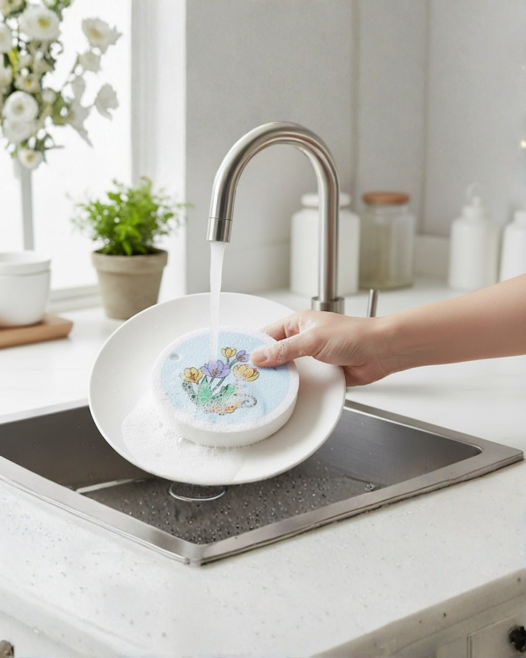 Dish Washing Sponge | Circle