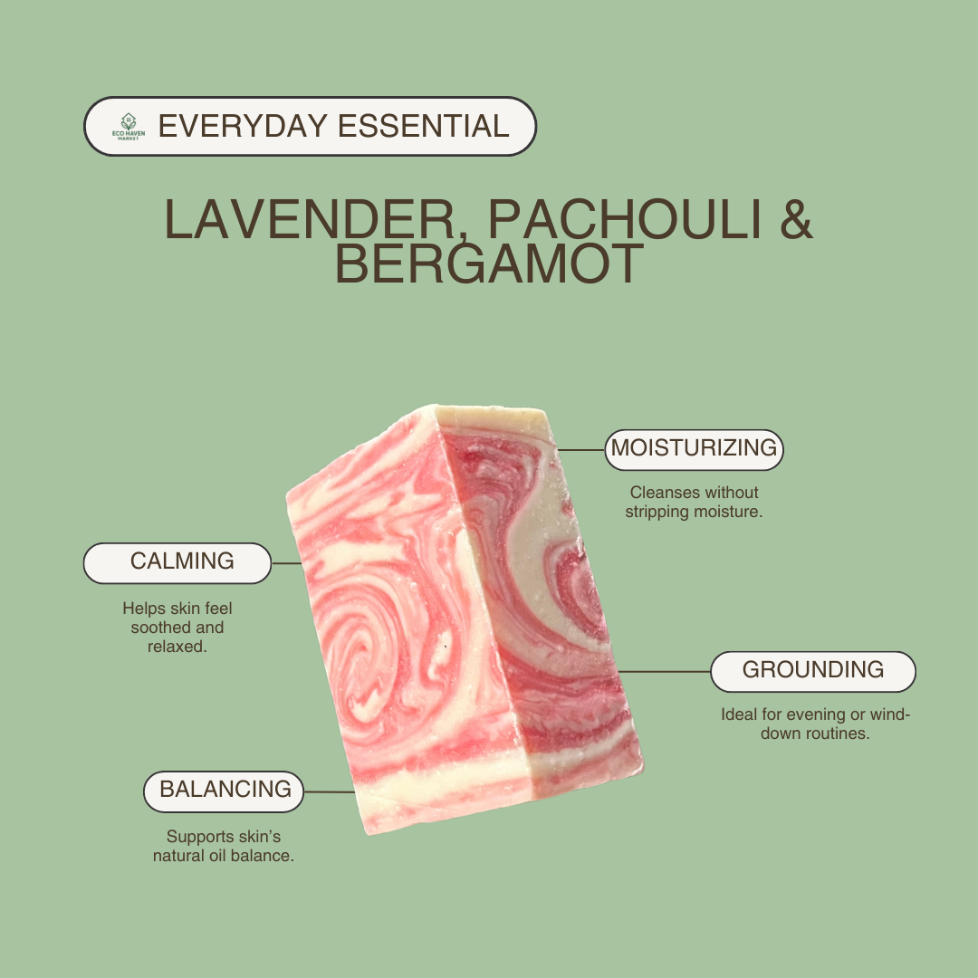 Lavender, Bergamot & Patchouli Soap Bar | Relax & Restore