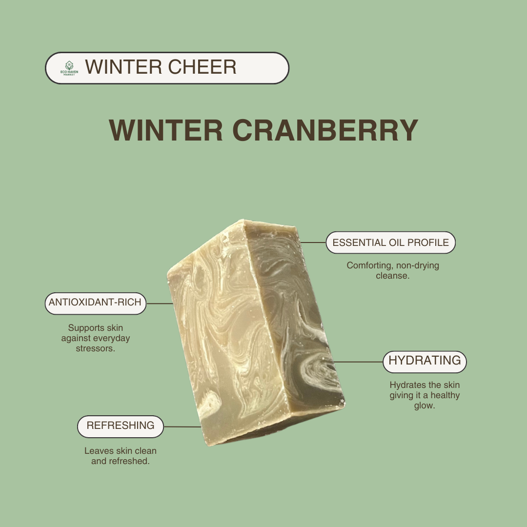 Winter Cranberry Soap Bar | Clean & Refreshing