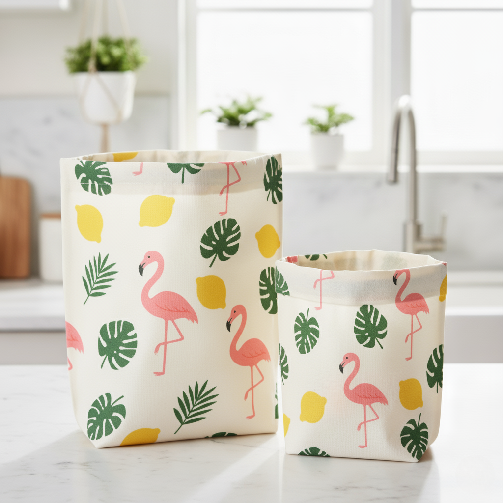 Beeswax Food Bags (2-Pack) | Sustainable Storage Made Simple