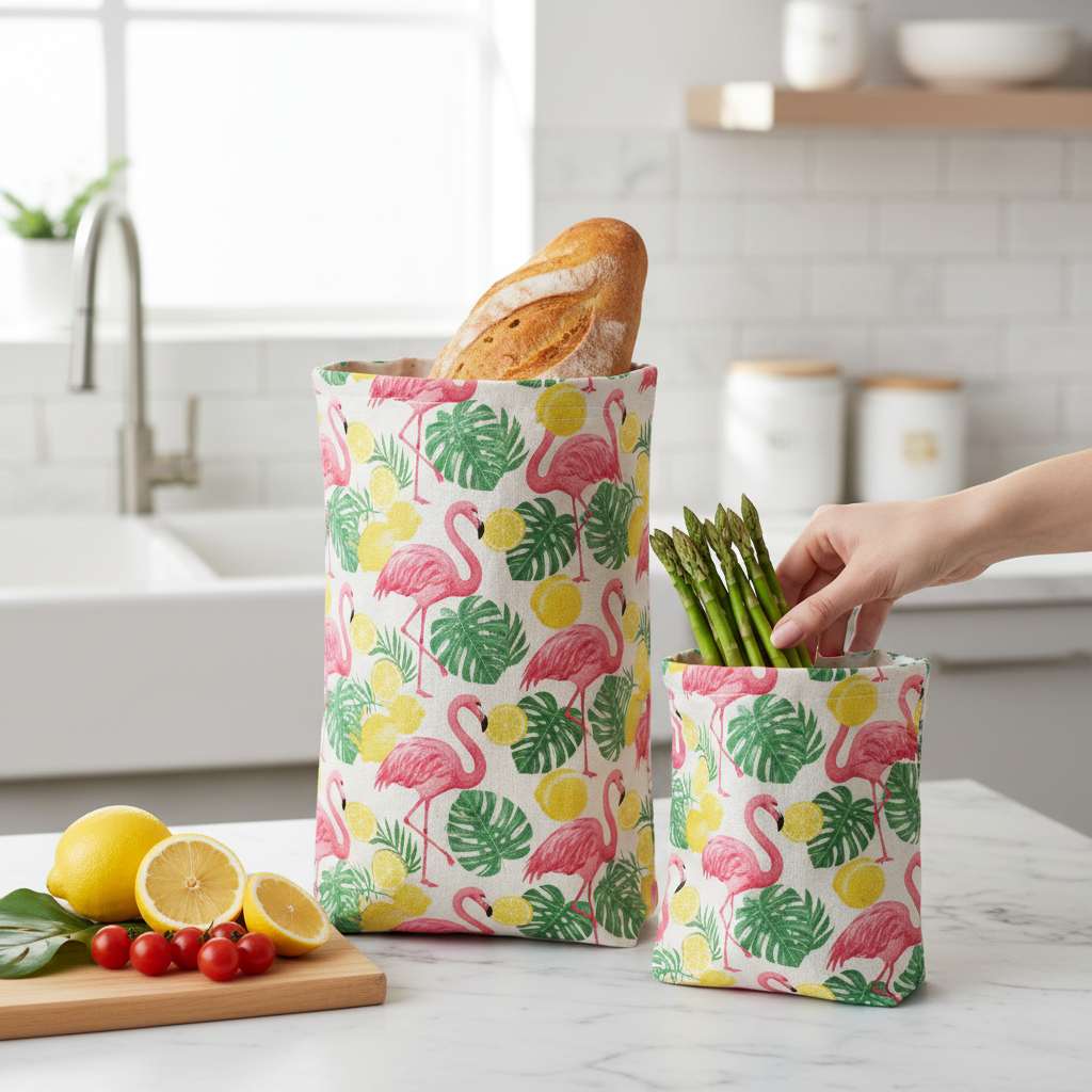 Beeswax Food Bags (2-Pack) | Sustainable Storage Made Simple