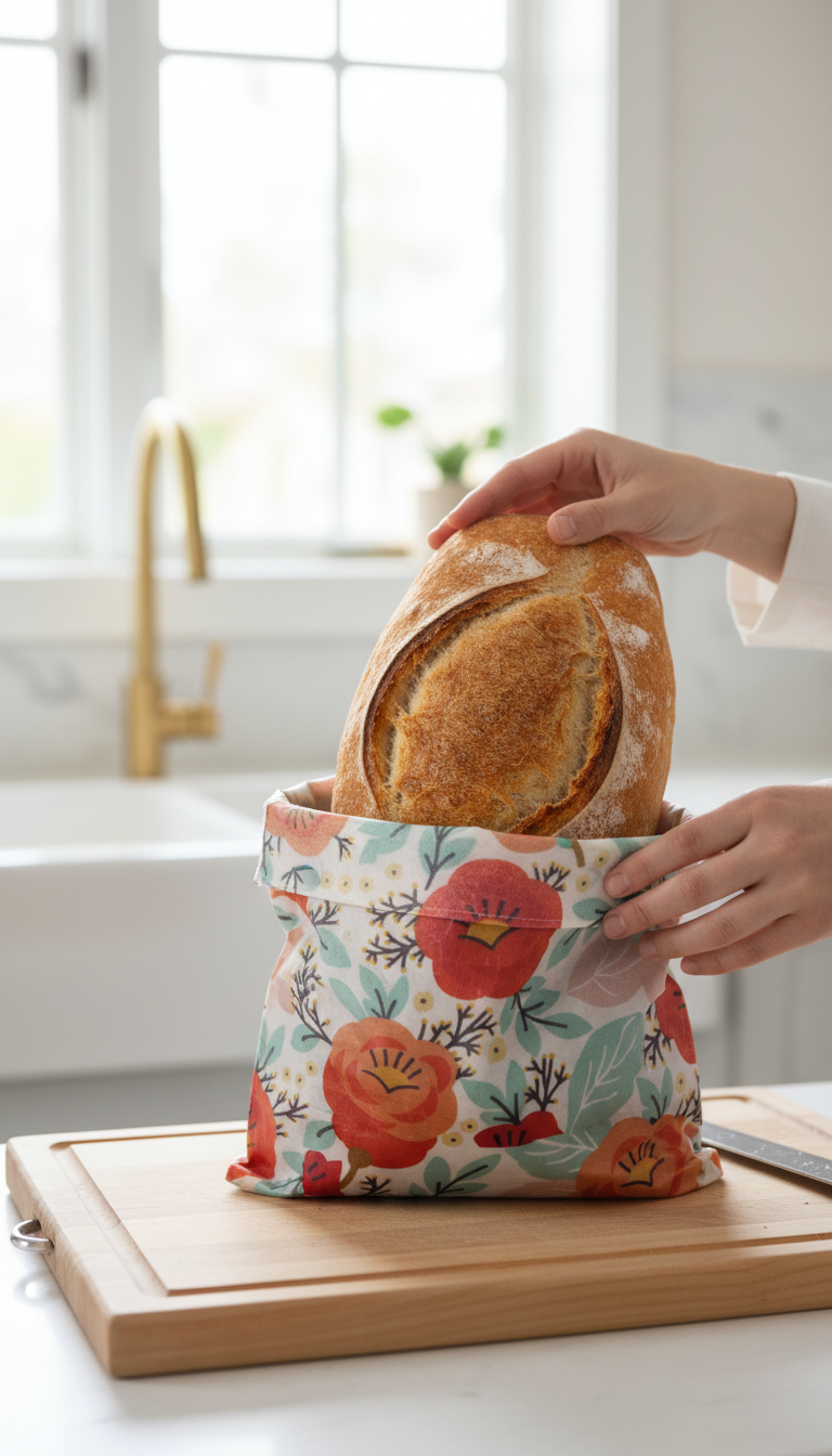 Beeswax Food Bags (2-Pack) | Sustainable Storage Made Simple