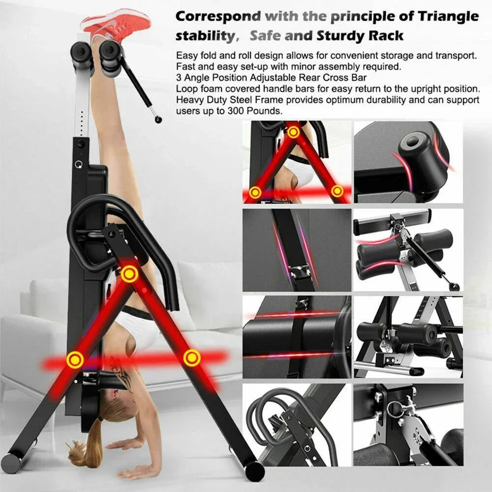 NNEOBA Inversion Table for Back Pain Relief and Fitness