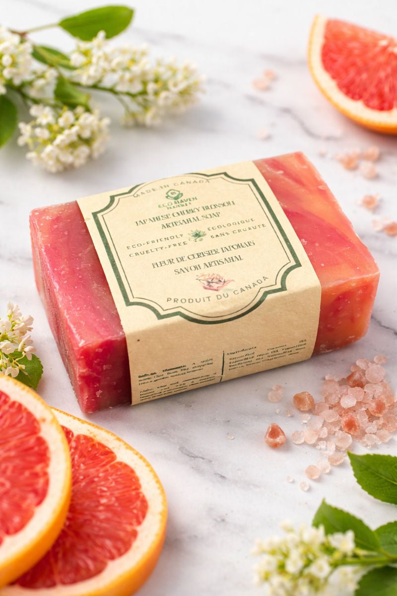 Japanese Cherry Blossom Soap Bar | Gentle Floral Cleanse