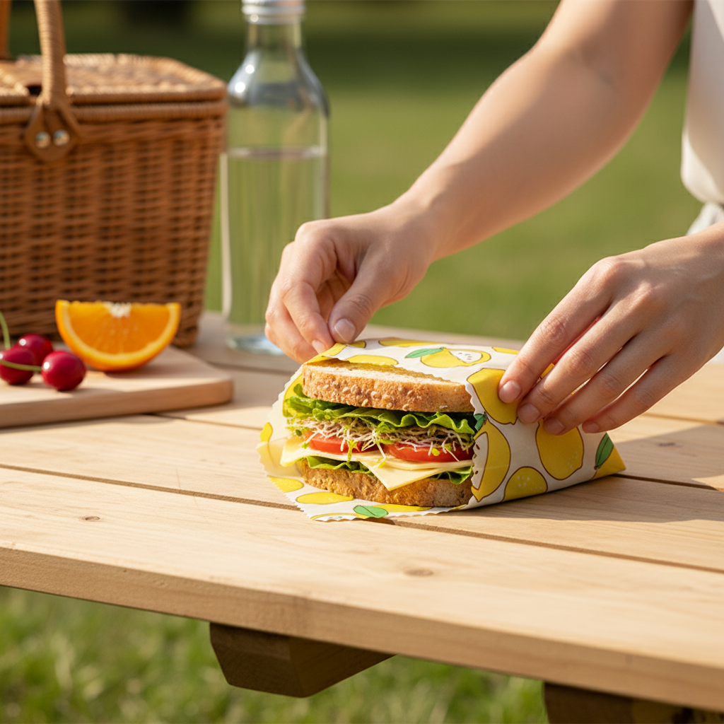 Reusable Beeswax Food Wraps (3-Pack) | Plastic-Free & Zero-Waste