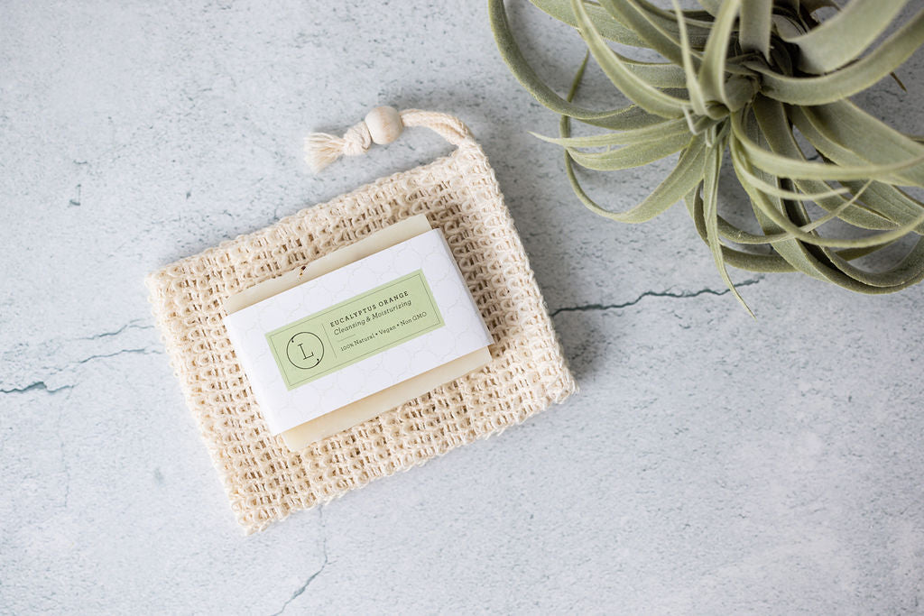 2x Natural Cold Process Soap Bar with Essential oils