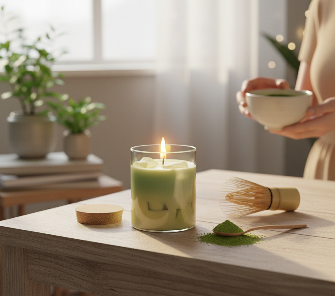 Matcha Lemon Candle | Fresh & Energizing