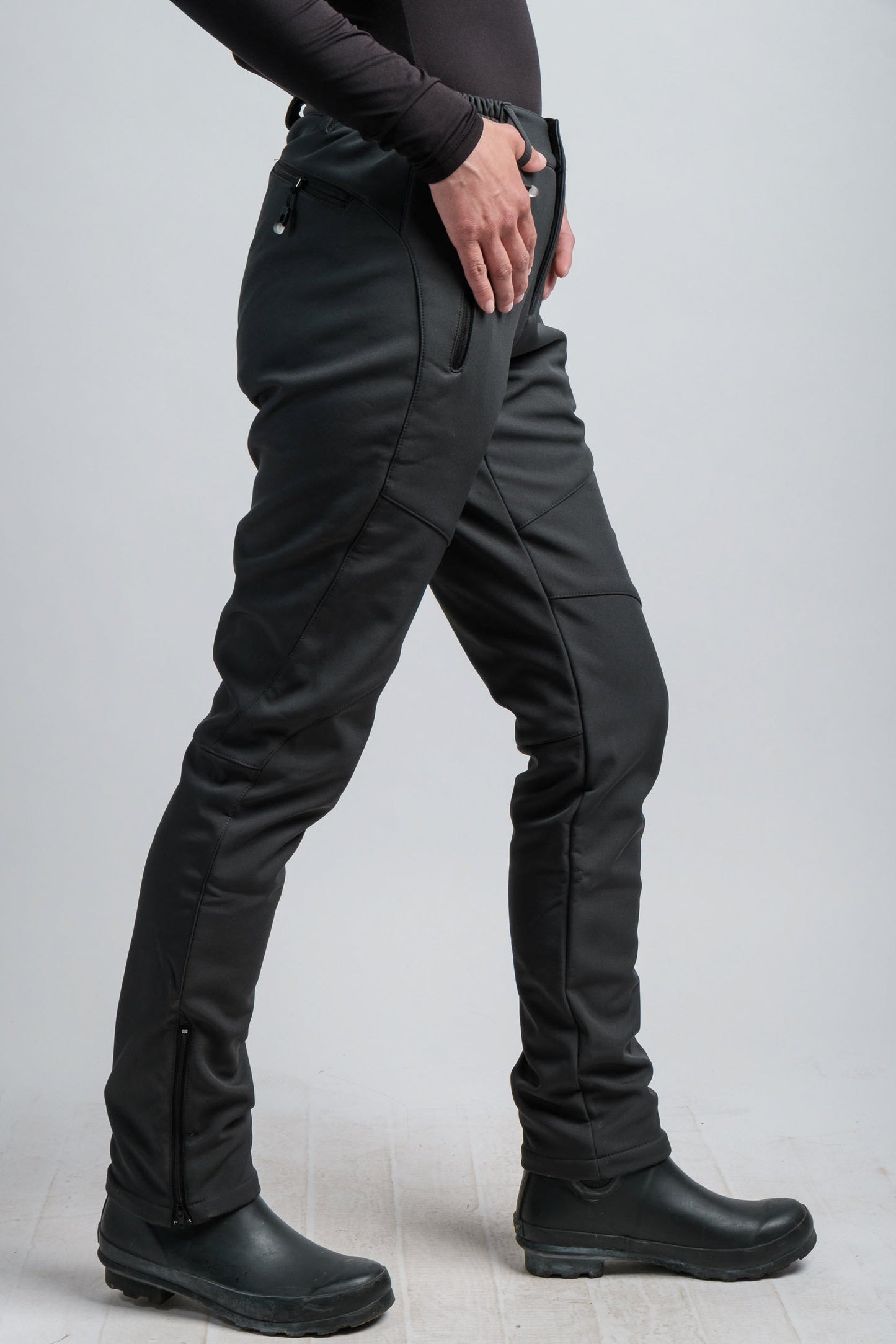 Women's Gray High Waist V2 Adventure Water Resistant Pants