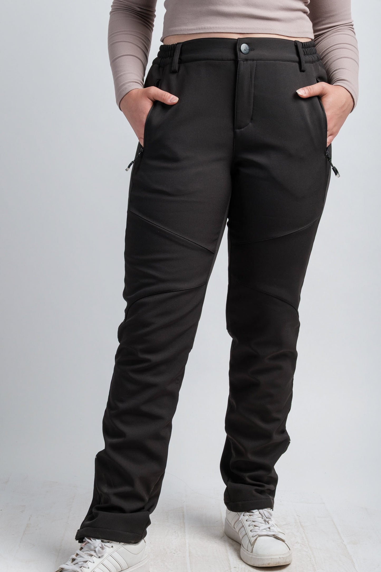 Women's Black High Waist V2 Adventure Water Resistant Pants