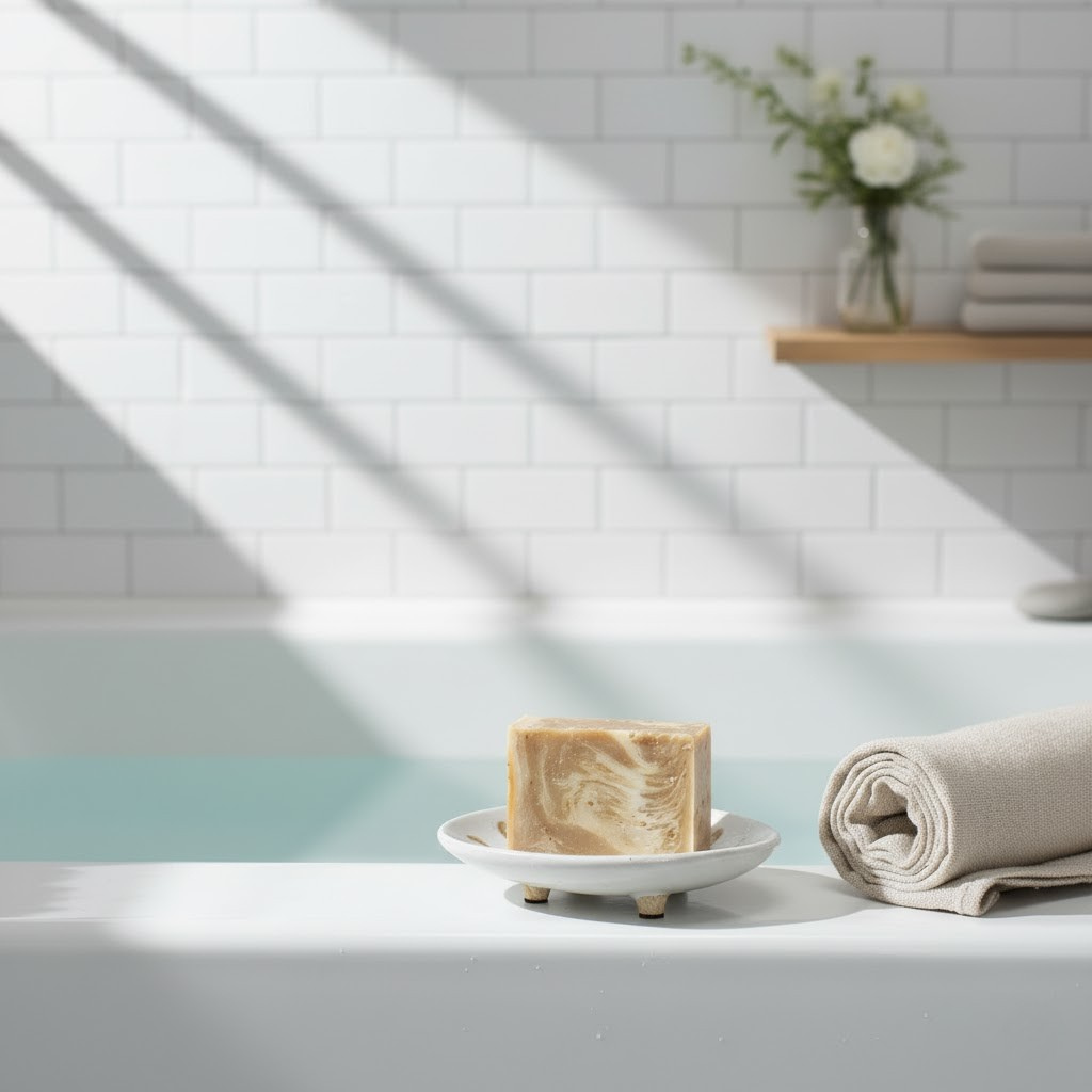 Honey & Oatmeal Soap Bar | Gentle Exfoliation