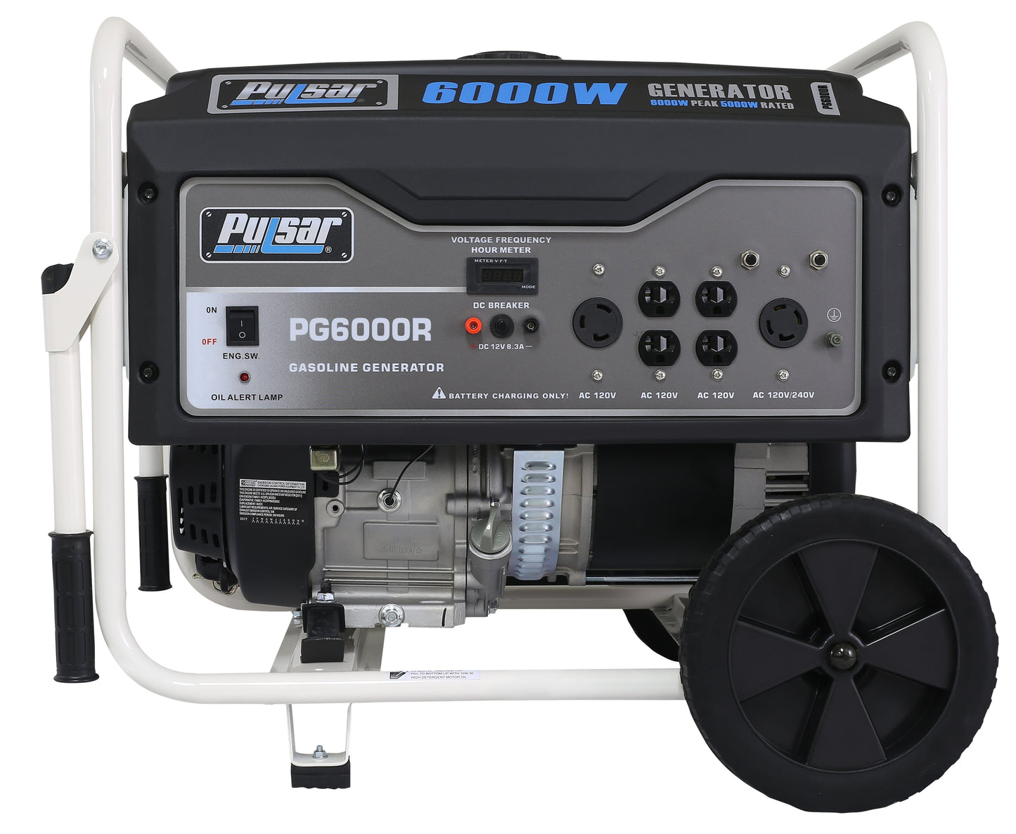 6000-Watt Gas Power Portable Generator (CARB)