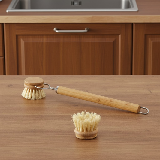 Replacement Head for Long Handle Brush | Sisal Bristles
