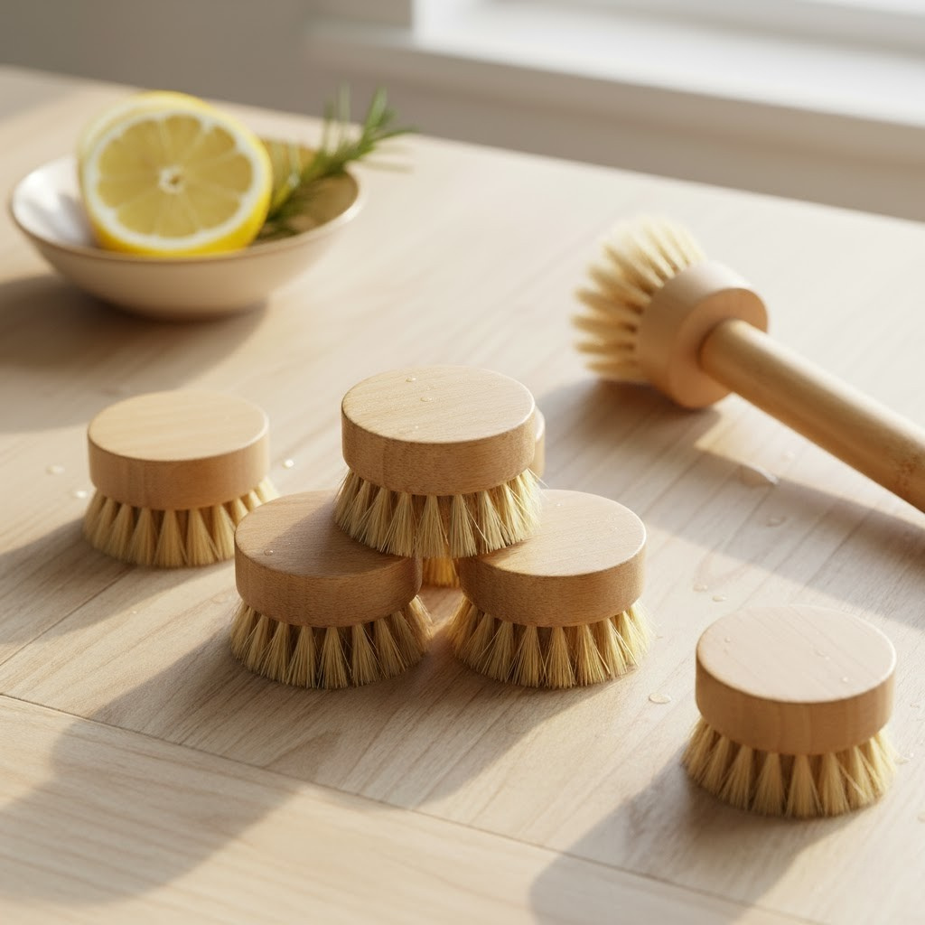 Replacement Head for Long Handle Brush | Sisal Bristles