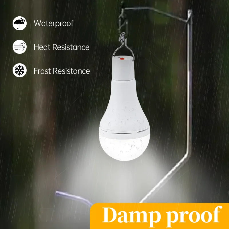 Rechargeable Solar Camping Light with remote control