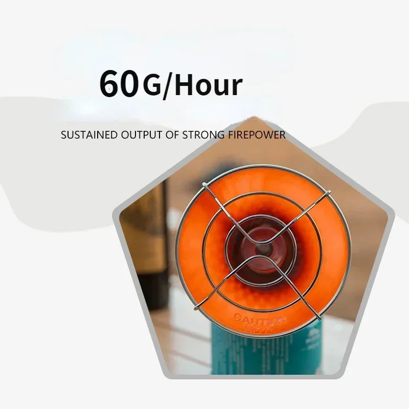 Mini SunGlow Portable Solar-Assisted Camping Stove for Outdoor Cooking & Warmth