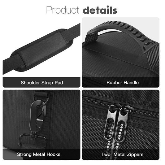 Portable Travel Case Waterproof Power Station Storage Case Protective Storage Bag for BLUETTI Solar Generator EB3A 268Wh LiFePO4