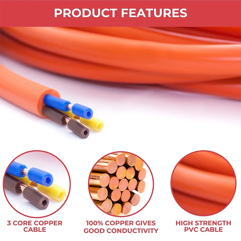 RV Hook Up Cable 10m 16A