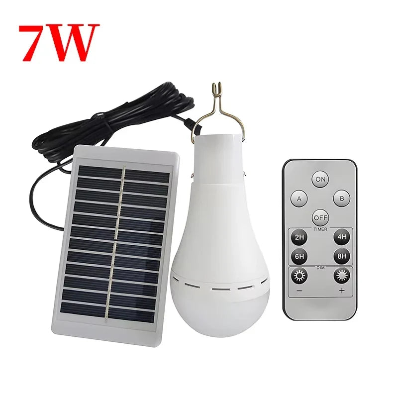 Rechargeable Solar Camping Light with remote control