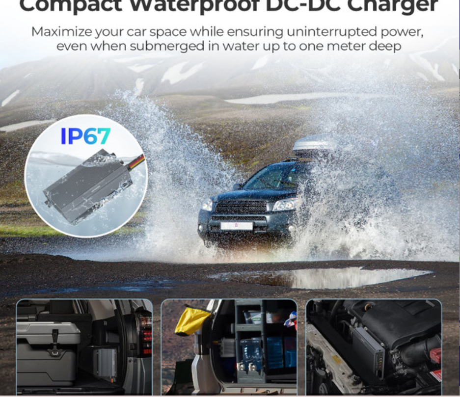 Renogy IP67 50A DC-DC Battery Charger with MPPT & Bluetooth