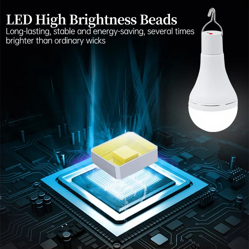 Rechargeable Solar Camping Light with remote control
