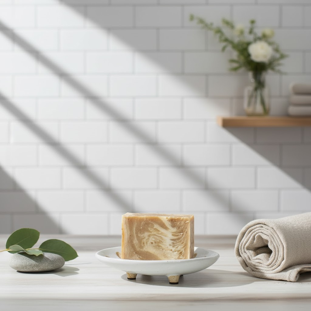 Honey & Oatmeal Soap Bar | Gentle Exfoliation