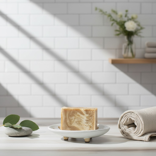 Honey & Oatmeal Soap Bar | Gentle Exfoliation