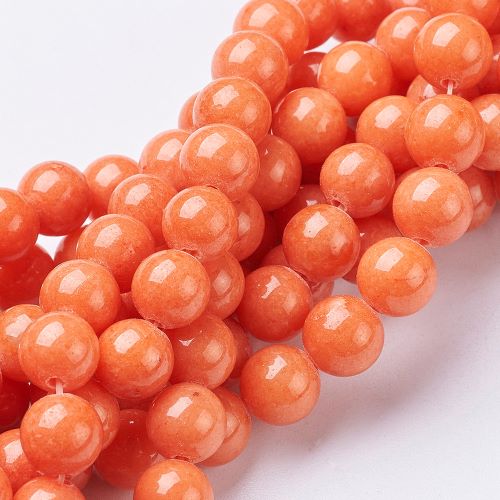 Mashan Orange Jade Gemstone Beads - North America Solutions Ltd
