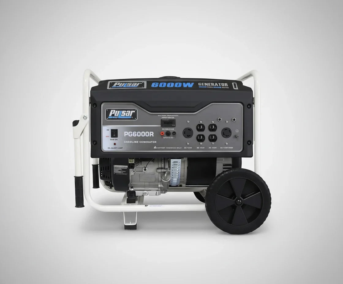 6000-Watt Gas Power Portable Generator (CARB)