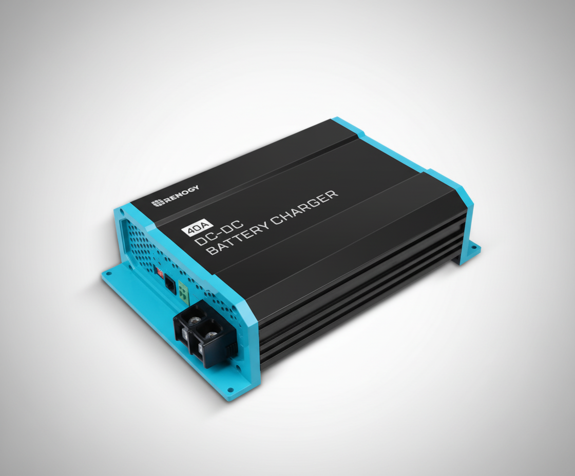 12V On-Board Battery Charger, Smart Charging System for Marine and RV Batteries
