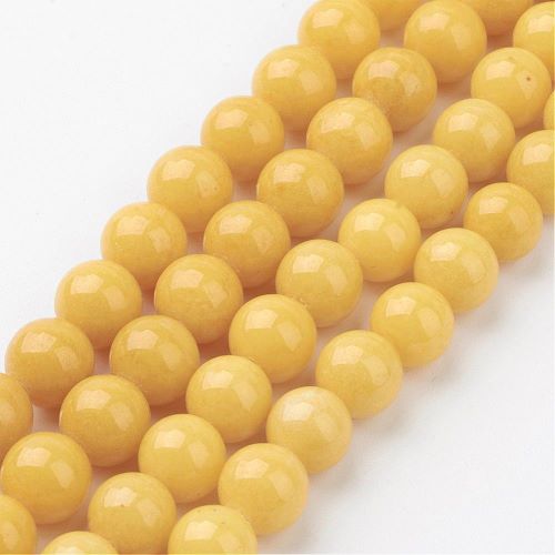 Mashan Yellow Jade Gemstone Beads - North America Solutions Ltd